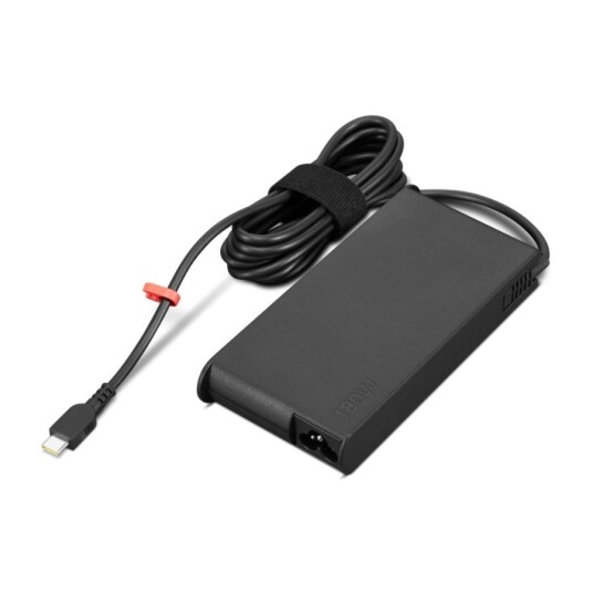 Lenovo ThinkPad 180W USB C GaN Slim AC adapter svart 4X21U28835 Lenovo ThinkPad 180W USB C GaN Slim AC adapter svart 4X21U28835