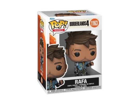 Funko POP! Borderlands 4 Rafa Exo-Soldat Figur med Utstillingsboks