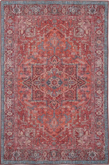 Flatvevd teppe Birjand rød Størrelse: 190 x 280 cm
