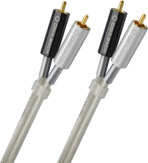 Oehlbach Silver Express 2 X Rca Hankjønn 2 X Rca Hankjønn 2 M Sølv