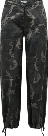 Weekday Low Rise Baggy Ripstop Trousers   Khaki green   38