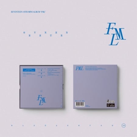 Seventeen  FML  Deluxe Version  Incl. 264pg Photobook, 12pg Lyric Book, 13 Photocards + 10 Team Photocards  CD