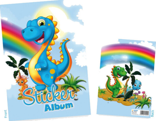 HERMA Sticker album Dinos A5 (16 pages blank)