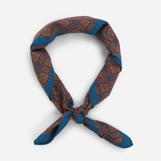 Bandana Cotton Red/Blue