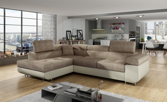 Bobis Sovesofa med Sjeselong Venstre   Beige