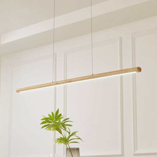 Lucande LED-hengelampe Maruta tre bjelkeform 120 cm 3000K Lucande LED-hengelampe Maruta tre bjelkeform 120 cm 3000K