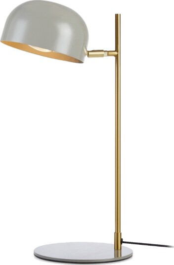 Pose Bordlampe Høyde 48 Cm Grå/Børstet Messing Pose Bordlampe Høyde 48 Cm Grå/Børstet Messing