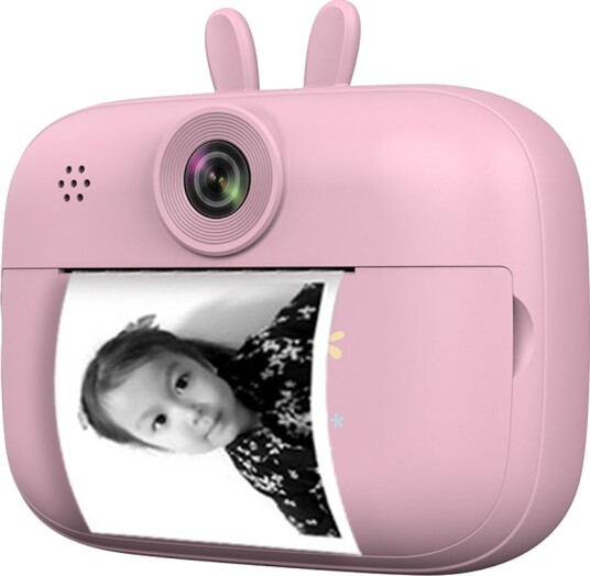 Sign Mini HD-kamera 1080p med termisk skriver - Rosa Sign Mini HD-kamera 1080p med termisk skriver - Rosa