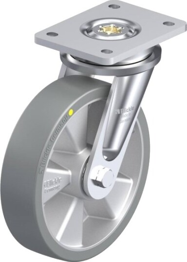 Blickle 620526 Lo-Alth 200K-As Hjul, Hjuldiameter 200 Mm, Bæreevne (Maks.) 800 Kg, 1 Stk