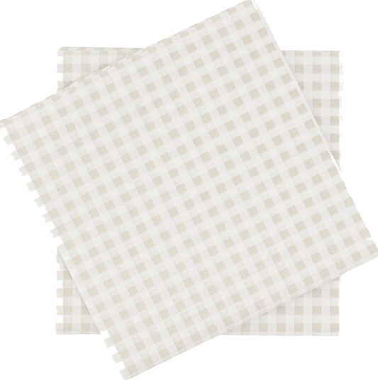 Scandi Essentials Fine grid papirserviett Hvit beige 20‑pakning 33x33 cm Scandi Essentials Fine grid papirserviett Hvit beige 20‑pakning 33x33 cm