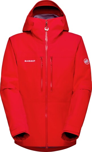 Mammut Men's Stoney Hardshell Hooded Jacket Mammut Red S Mammut Men's Stoney Hardshell Hooded Jacket Mammut Red S