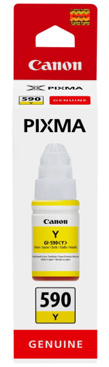 Canon GI-590 Y Refill blekkbeholder - 1606C001 Original - Gul 70 ml Canon GI-590 Y Refill blekkbeholder - 1606C001 Original - Gul 70 ml
