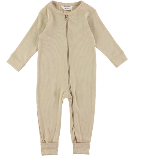 Joha Jumpsuit Rib Beige Joha 100 Jumpsuit Joha Jumpsuit Rib Beige Joha 100 Jumpsuit