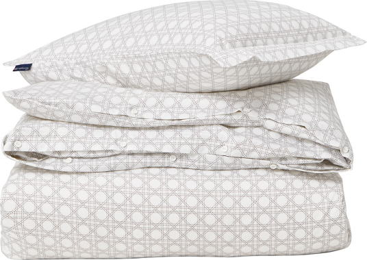 Lexington Rattan Printed sengesett 220x220 cm White Lexington Rattan Printed sengesett 220x220 cm White
