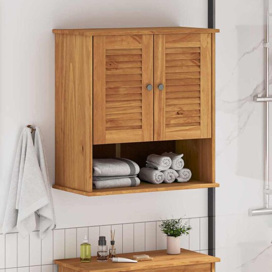 Vegghengt Badskap VIGO honningbrun 67,5 x 34 x 71,5 cm