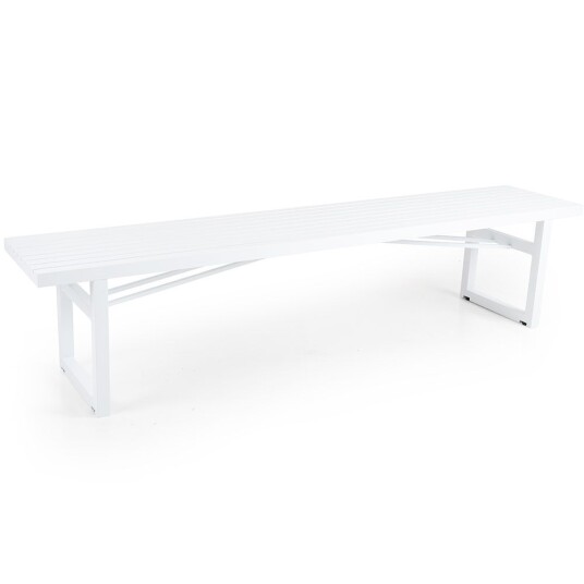 Brafab Vevi benk 41 X 200 cm hvit Brafab Brafab Vevi benk 41 X 200 cm hvit Brafab