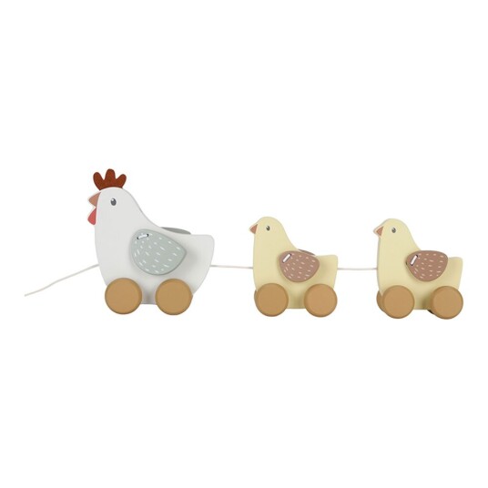 Little Dutch Pull along chickens Little Farm  LD7130 