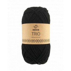 Navia Trio Garn 37 Sort Navia Trio Garn 37 Sort