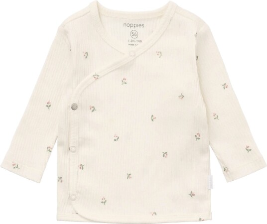 Noppies Top Ls Aop - EGRET - 44