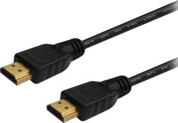Savio Cl 96 Hdmi Kabel Med Ethernet Hdmi Hann Til Hdmi Hann 3 M Skjermet 4K Støtte