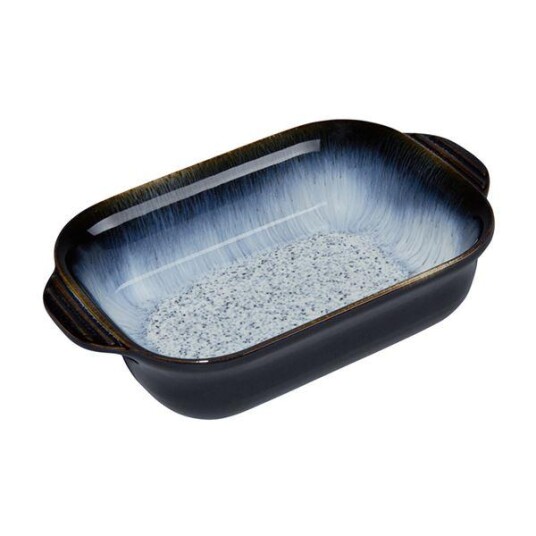Denby Halo ovnsform 5,5x13,5x21,5 cm grå/svart Denby Halo ovnsform 5,5x13,5x21,5 cm grå/svart
