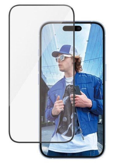 PanzerGlass Ultra-Wide Fit Skjermbeskytter for iPhone 15/16 med Applikator