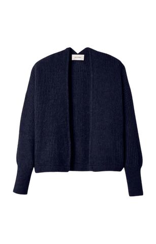 American Vintage East Cardigan - Navy Melange XS/S