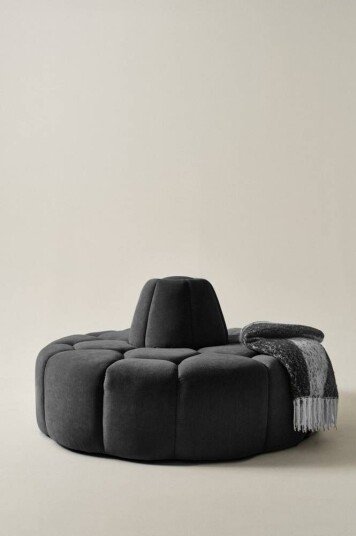 Jotex PLEASANT sittepuff, diameter 140 cm Svart matt 1707160-01-0