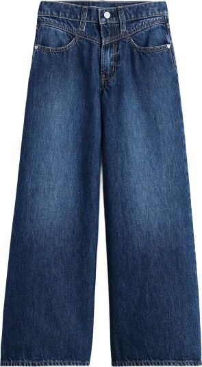 GAP Kids Low Rise Front Yoke Baggy Jeans Blue 122
