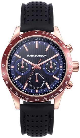 Mark Maddox Herreklokke HC7007 57 Classic Lær Ø42 mm