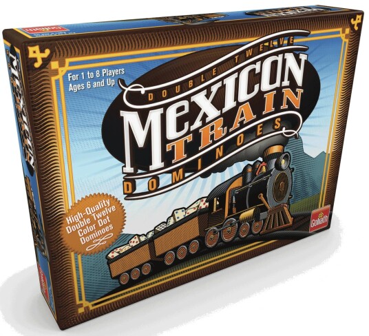 Goliath Mexican Train Domino Spill 6+ År 1-8 Spillere