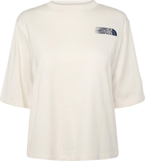 The North Face W Retro Trail Boxy Ss Tee Graphic Cream L