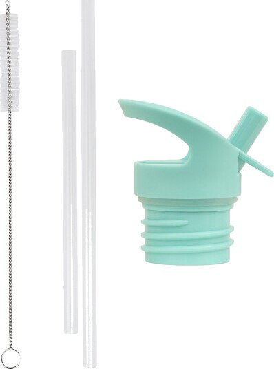 A Little Lovely Company Drikkeflaskesett 350/500 ml Jungle A Little Lovely Company OneSize Drikkeflaske Turkis