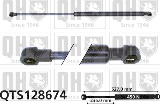 QUINTON HAZELL QTS128674 Baklukedemper