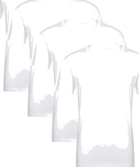 URBAN QUEST | 4 Pack Men Bamboo Shortsleeved Undershirt | S