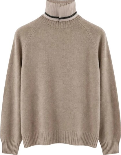 Brunello Cucinelli Dame Strikkevarer Beige S,