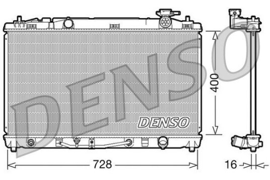 Radiator DENSO DRM50042 Radiator DENSO DRM50042