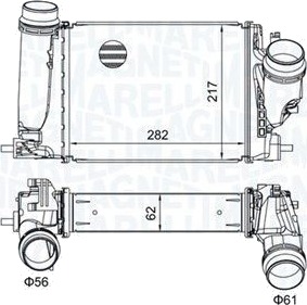 MAGNETI MARELLI 351319205830 Intercooler