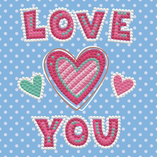 Diamond Dotz Diamantmalingsett 870 Dotz Love You