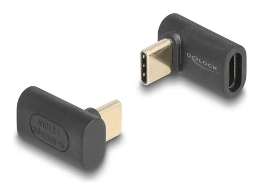 Delock USB-C Adapter 40 Gbps PD 3.1 240w Vinklet 8K 60Hz Delock USB-C Adapter 40 Gbps PD 3.1 240w Vinklet 8K 60Hz