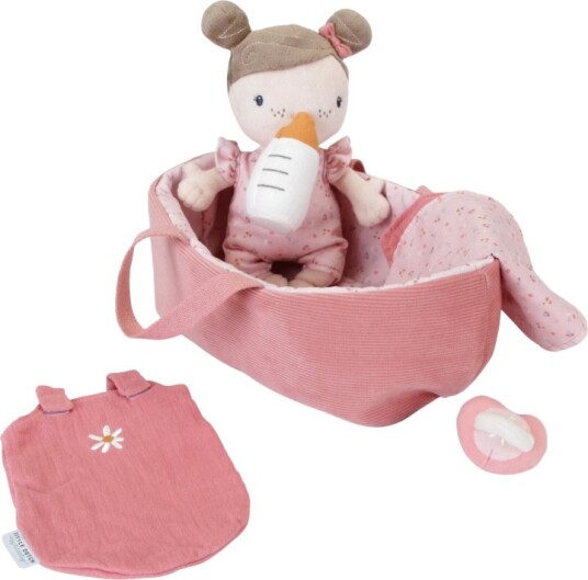 Little Dutch Rosa - Babydocka i väska