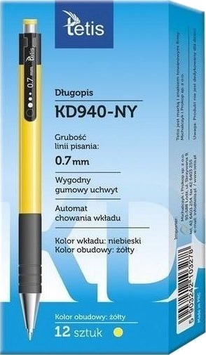 Kulepenn Gult Hus Kd940-Ny (12 Stk) Kulepenn Gult Hus Kd940-Ny (12 Stk)