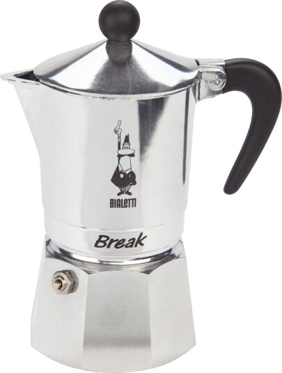 Bialetti Moka Espressokanne - 3 kopper - Aluminium