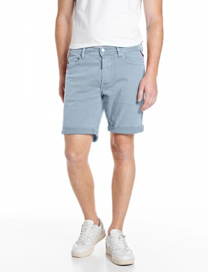 Replay Rbj.981 Short Shorts Tapered Blue 34 Replay Rbj.981 Short Shorts Tapered Blue 34