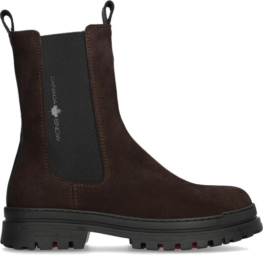 Canada Snow Women"s Carlyle Chelsea Suede Brown 36
