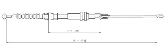 Metzger Tautrekk parkeringsbrems METZGER 10.7432