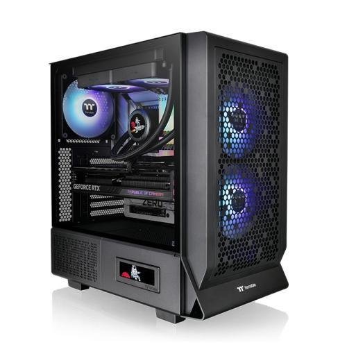 THERMALTAKE Ceres 330 TG ARGB Mid Tower Chassis supports both ASUS-BTF and MSI-PZ MB