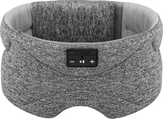 INF Sovehodetelefoner Bluetooth-sovemaske Grå INF Sovehodetelefoner Bluetooth-sovemaske Grå
