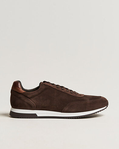 Design Loake Loake 1880 Bannister Running Sneaker Dark Brown Suede Design Loake Loake 1880 Bannister Running Sneaker Dark Brown Suede