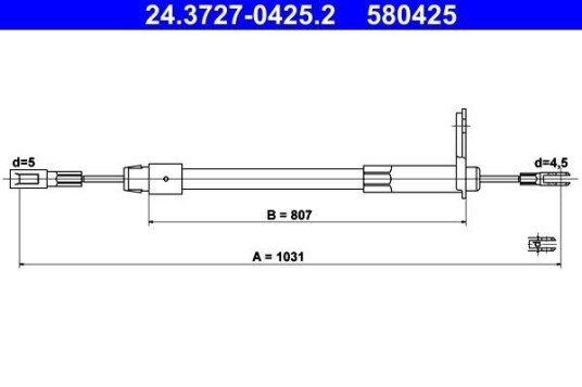 Bremsewire ATE 24.3727 0425.2